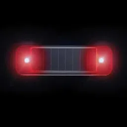 igadg Anti-theft Solar Flashing Car Reflector Light image 2