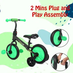 ehomekart 4in1 Pedal Free Balance Bikes for Kids 12 T (inch) Recreation Cycle image 5