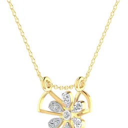 avsar Avsar BIS Hallmark AVP1179YB 14kt Cubic Zirconia Yellow Gold Pendant image 2