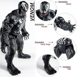 bsn Powerful Black Symbiote Action Figure Toy image 3