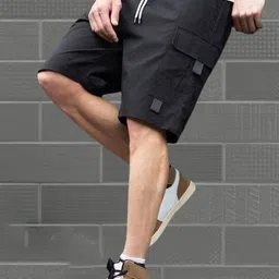 mgc maanu Solid Men Black Sports Shorts-picture-33