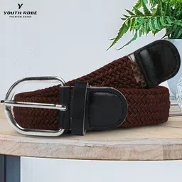 youth robe Women Brown Synthetic Belt image 4