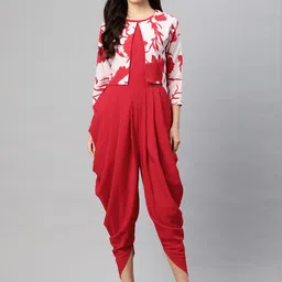 cottinfab Solid Women Jumpsuit image 1