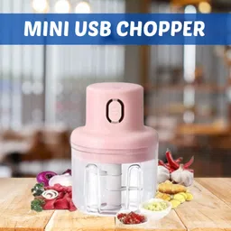 guggu Chopper (Electric Rechargeable Chopper) for Kitchen Vegetable Garlic Onion W189 Electric Vegetable & Fruit Chopper-picture-11