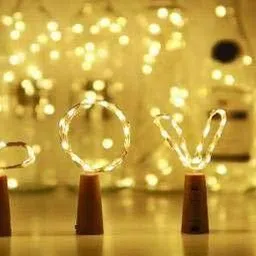 ecosky 80 LEDs 78 inch Yellow Steady Bell Rice Lights image 2