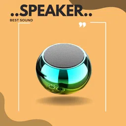 Clairbell Bluetooth Speaker M3 Plus with Mic, Hand-Free Wireless Portable 5W SpeakersA65 5 W Bluetooth Laptop/Desktop Speaker-picture-33
