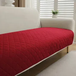 hokipo Polyester 1 Seater Sofa Plain Cover image 5