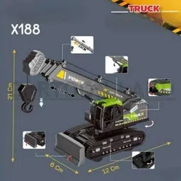 arniyavala Constuction Truck Inertia Engineering Vehicle Crane Excavator Toy For Kids image 2