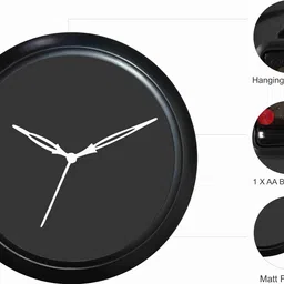 sirohiya Analog 28 cm X 28 cm Wall Clock image 3