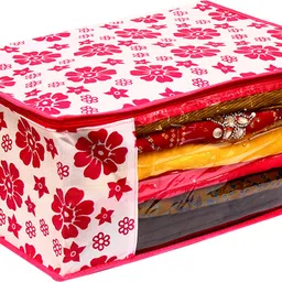 PRAHAN INTERNATIONAL Soiled Garment Bag , Apparel Storage, Appliance Covers QWS249 for Sarees Cloths Polyester Laundry Bag image 3