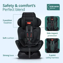 luvlap Galaxy Convertible for & Kids from 0 Months to 7 Years, Baby Car Seat image 4