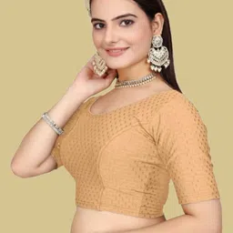 priyanka textiles Round Neck Women Blouse image 4