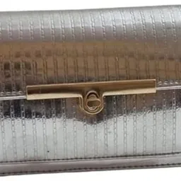 aizashop Casual Silver Clutch-picture-11