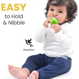 chicbunny Pack of 1,Veggie Feed Nibbler, Fruit Nibbler, Soft Pacifier/Feeder for Baby Soother-picture-15