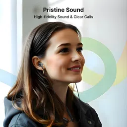 house of common Gaming Neckband With 58 Hrs Playtime, ENC, Fast Pairing Earphone_DB Bluetooth & Wired Headset image 2