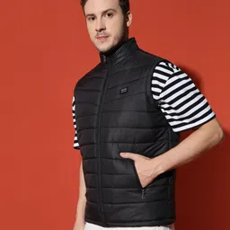 ducohive Men Solid Bomber Jacket image 3