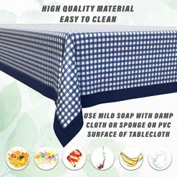 homestic Cotton 6 Seater Self Design Table Cover image 4