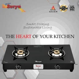 golden surya ISI Certified PNG 2 Burner Gas Stove , Toughened Glass Top, Stainless Steel Manual Gas Stove-picture-24