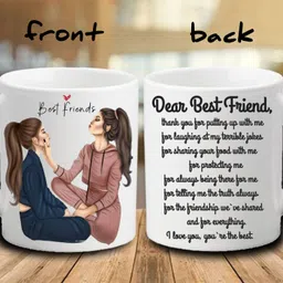 riyanshi enterprises Best friend sister Ceramic Coffee Best Gift for Friends (330 ml) Ceramic Coffee Mug-picture-28