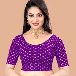 rang rangoli Round Neck Women Blouse-picture-10