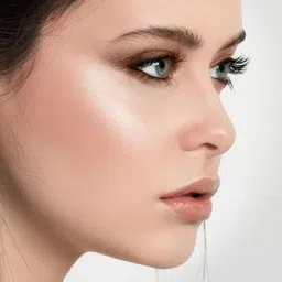 gabbu Face Makeup Powder Glitter Glow Face Brighten Korean Powder Compact image 4