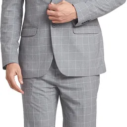 raymond Men SB 2BTN NOTCH LPL SUIT-3PCS CNTP FIT Checkered Suit image 1