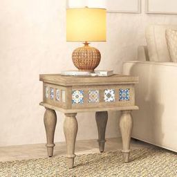 urban ladder Azul Solid Wood Side Table in Brushed Bali Oak Finish-picture-37