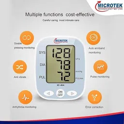 Dr. Morepen microtek bp monitor Blood Pressure Monitor , Glucometer and 25strip combo pack BP Machine , Glucometer, 25strip Bp Monitor image 4