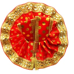 swa mi Size 0 (4inch) pack of 12 laddu gopal dress Dress image 2