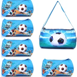 asera 1 L Hand Duffel Bag - 6 Pcs Duffle Bag Football Theme for Kids/Boys/Girls Best for Travel and Play - Blue - Regular Capacity-picture-13