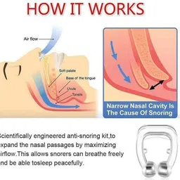 jaimi Anti Snoring Nose Clip Device Stops Snoring Stopper for Men Women Anti-snoring Device image 5