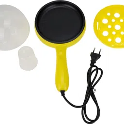 spella Electric Non stick Frying Pan with Steam Egg Boiler-80 Non-Stick Egg_FryPan Boiled Eggs_Steaming Boiling Roasting-80 Egg Cooker image 2