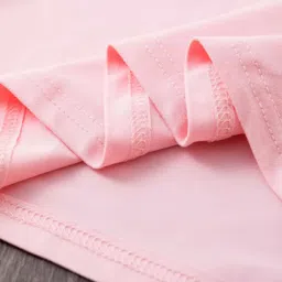 tee culture store Women Typography, Printed, Graphic Print Round Neck Pure Cotton Pink T-Shirt image 5