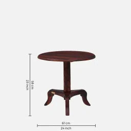 amberville from pepperfry Stalley Sheesham Wood Coffee Table Set in Multicolor & Scratch Resistant Honey Oak Finish With 2 Chairs image 2