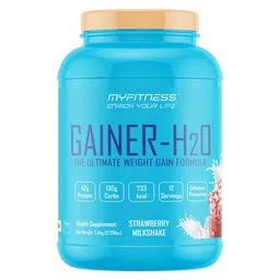 MYFITNESS By Paradise Gainer-H2O,  5.29 lb  Strawberry Milkshake -image-37