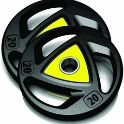 dtd 40 kg Olympic Triangle Weight Plates (20x2 )- 50 mm Hole, Color May Vary Home Gym Combo-picture-11