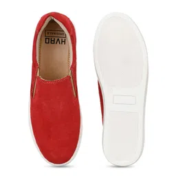 Harvard Men Red Slip-On Sneakers image 5