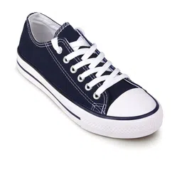 CASSIEY Women Comfort Insole Lightweight Canvas Contrast Sole Sneakers-image-14