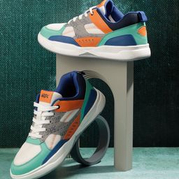 ID Men Colourblocked Leather Sneakers-picture-44