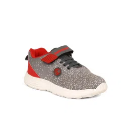 Bubblegummers Girls Grey Woven Design Sneakers-image-19
