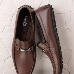 birgos Men Embellished Memory Foam Insole Horsebit Driving Shoes-picture-37