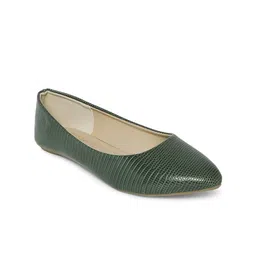 Forever Glam by Pantaloons Women Green Striped Flatform Shoes-picture-40