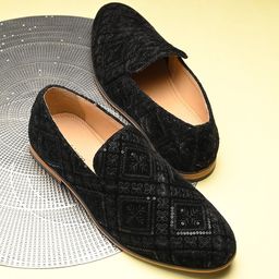 San Frissco Men Embellished Slip On Mojaris-picture-0
