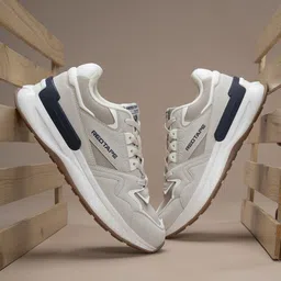 Red Tape Men Colourblocked Round Toe Sneakers-picture-50