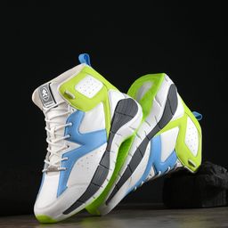 OFF LIMITS Men Colourblocked Comfort Insole Contrast Sole High Top Lace-Up Sneakers-picture-47