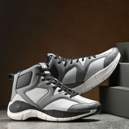 OFF LIMITS Men Colourblocked Comfort Insole Contrast Sole High Top Lace-Up Sneakers-picture-48
