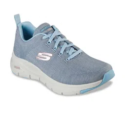 Skechers Women Grey Colourblocked Sneakers-image-46