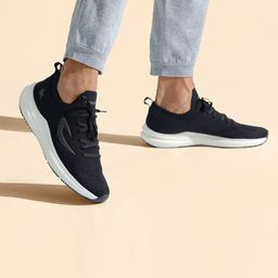 NEEMANS Unisex Textured Lightweight Contrast Sole Lace-Up Sneakers-picture-38
