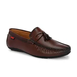 KARADDI Men Round Toe Tassel Loafers image 2