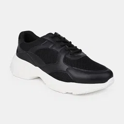 Styli Men Chunky Mesh Detail PU Sneakers image 2